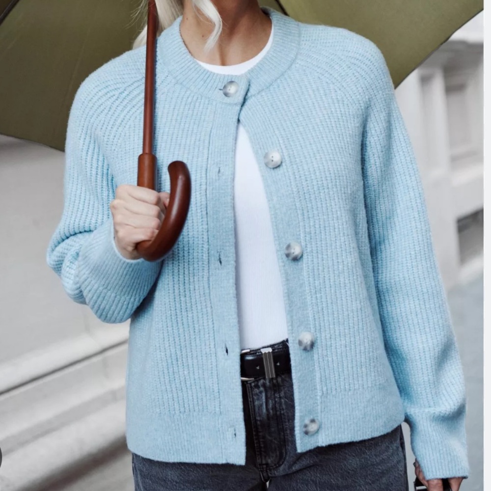 Abercrombie Crew Neck Cardigan Sweater
